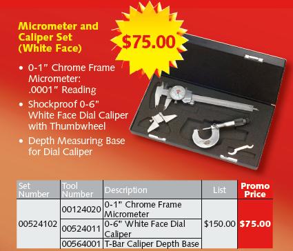 Micrometer and Caliper Tool Set